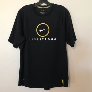 nike livestrong dri fit shirt